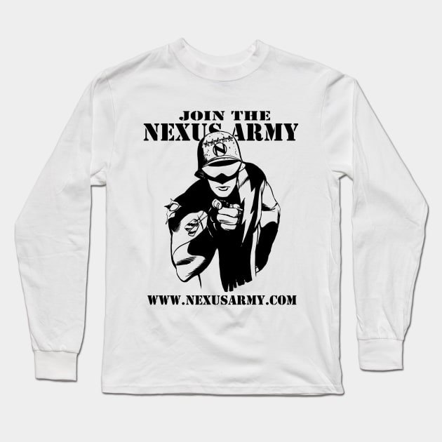 Nexus Army Light Long Sleeve T-Shirt by Steve Rude the Dude